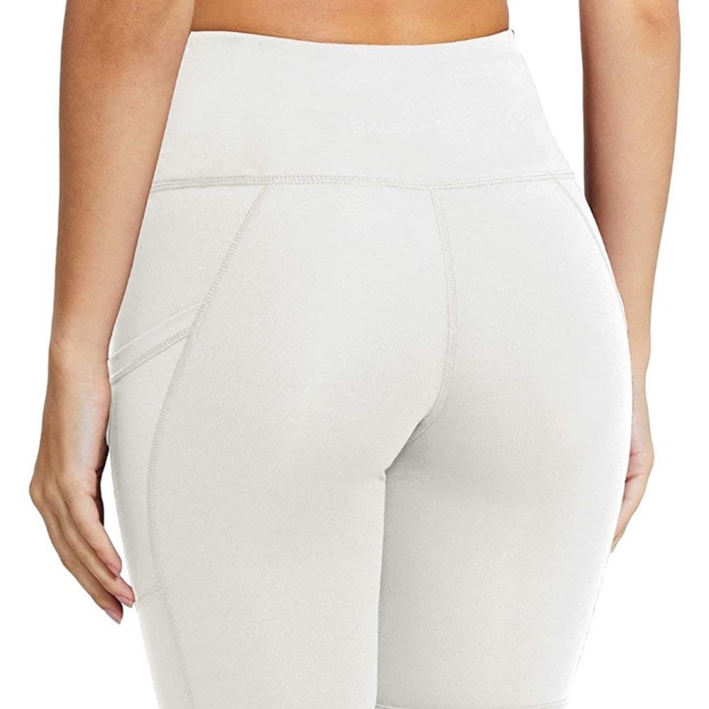 White Biker Shorts - Picture 4 of 6